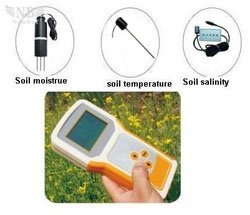 Soil Temperature/Moisture and Salinity Meter